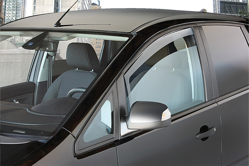protezione antipioggia anteriore/posteriore antivento Deflettori d'Aria per Mazda CX-5 CX5 2013-2016 Parapioggia per finestrino laterale dell'auto Visiera parasole/deflettori 