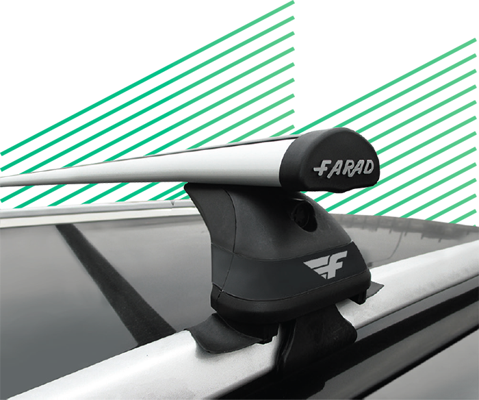 Farad Roof Bars Set to fit Toyota Verso 09-18 Aluminium Aero Wing Lockable Pair