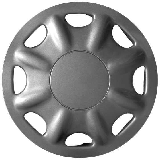 Copricerchi Sportivi Cartrend Almeria - Set Di 4, Effetto Alluminio, Nero/Rosso, 15 Pollici - Foto 5